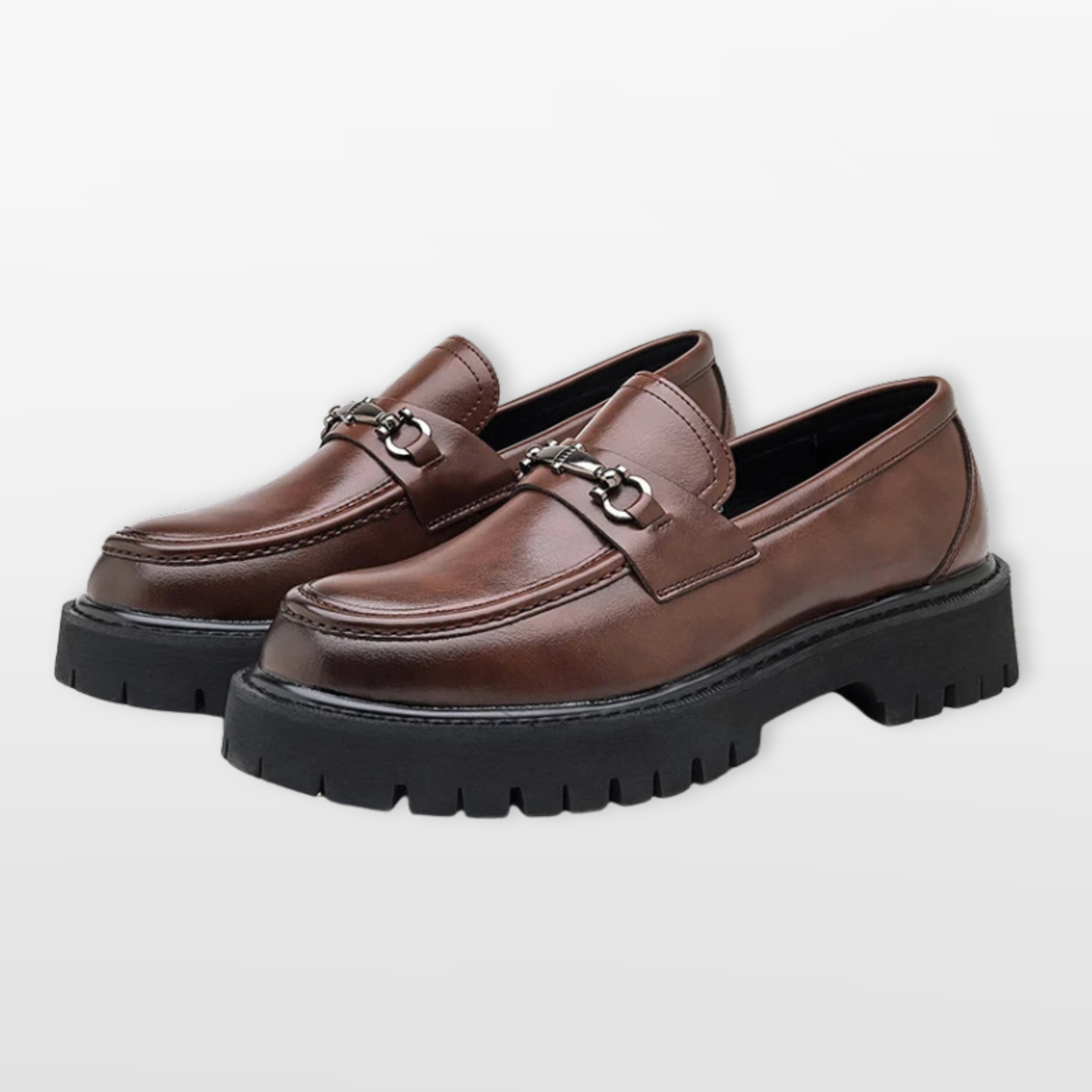 Men's Chunky Loafers Platform Slip-On Shoes – Madison McKoy