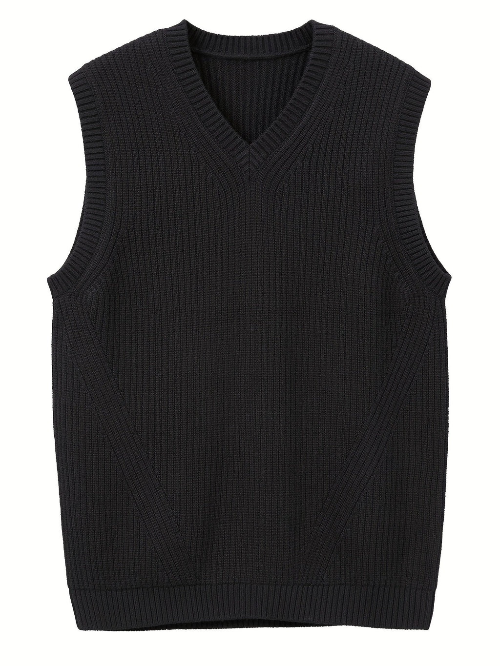 Men’s Black V-Neck Sweater Vest