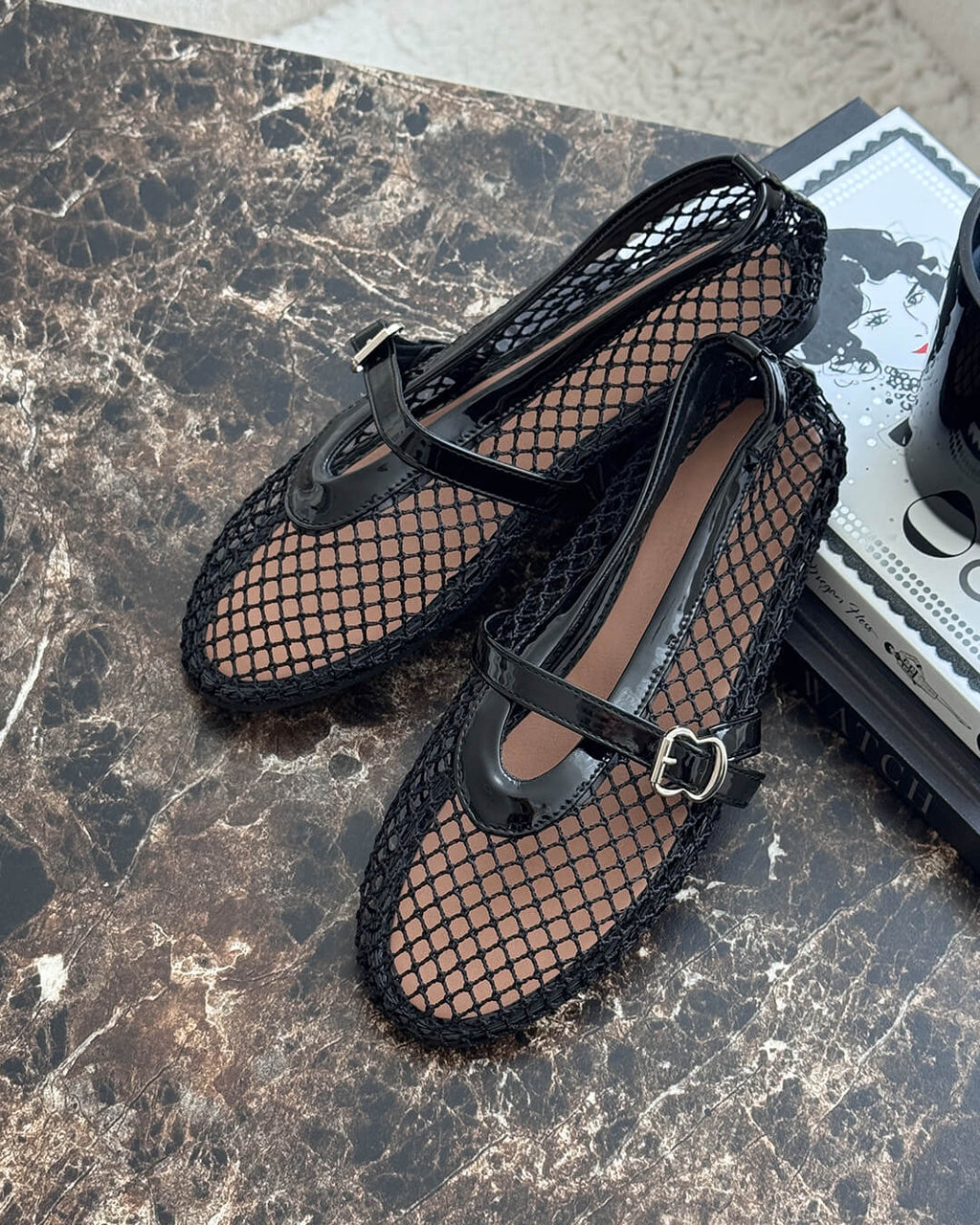 Women’s Mesh Mary Jane Flats