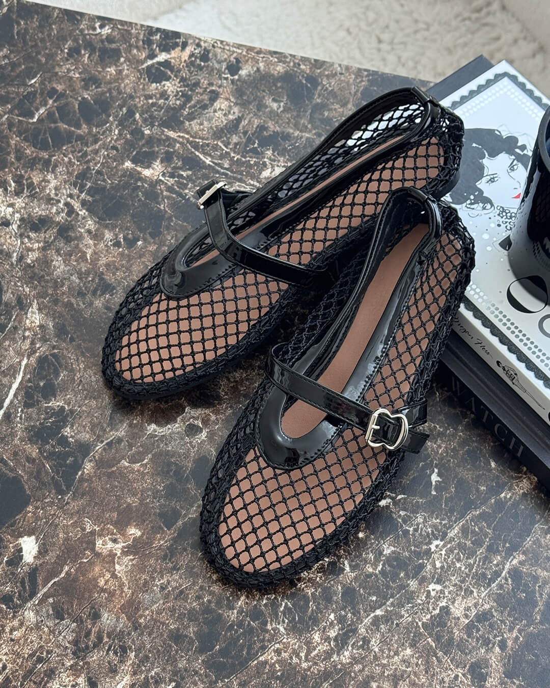 Women’s Mesh Mary Jane Flats