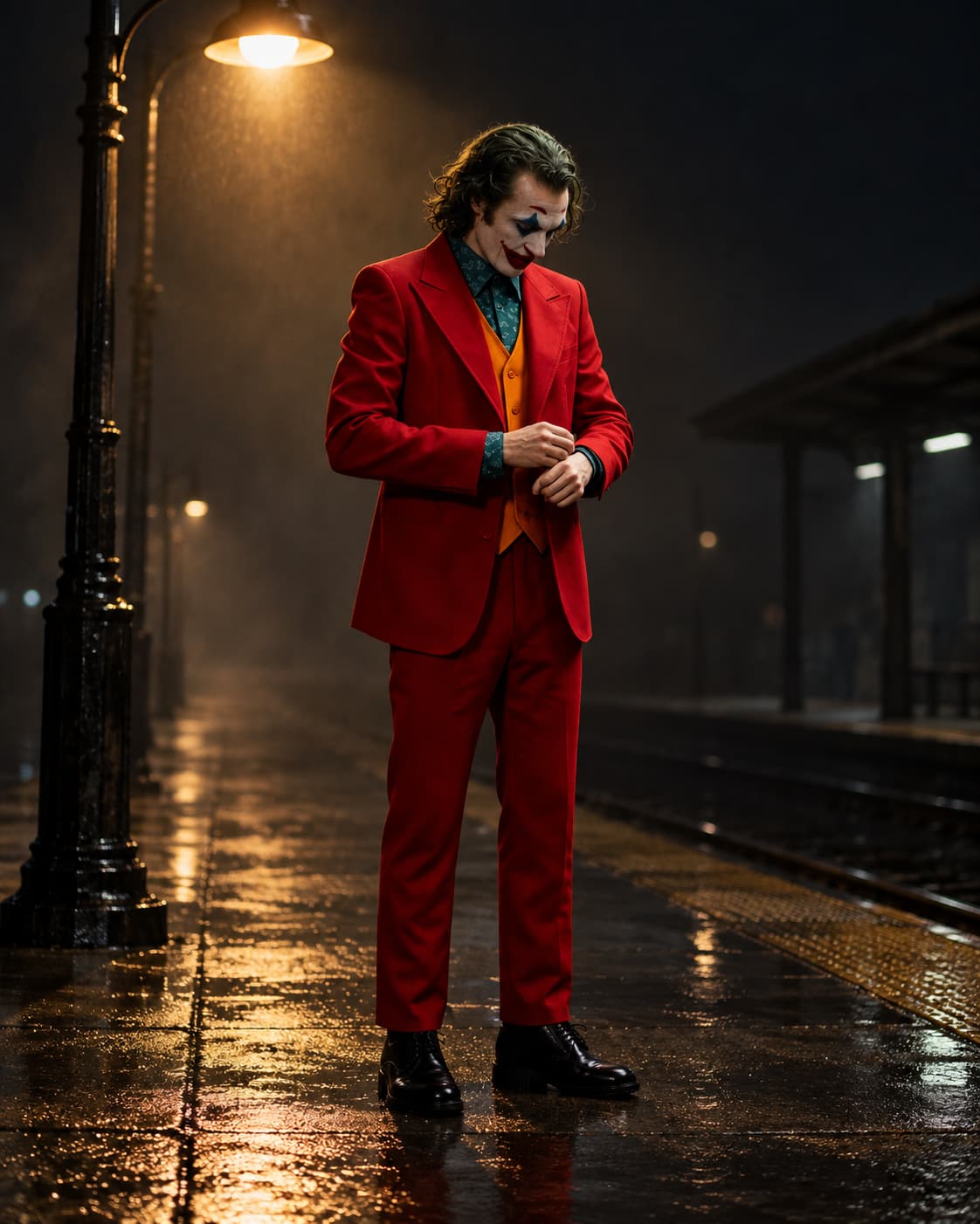 Men’s Halloween Joker Costume Suit