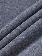 Men's Full-Zip Hooded Sweatshirt with Sleeve Detail