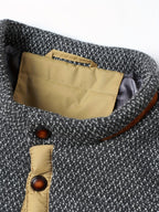 Men’s Quilted Jacket with Contrast Yoke