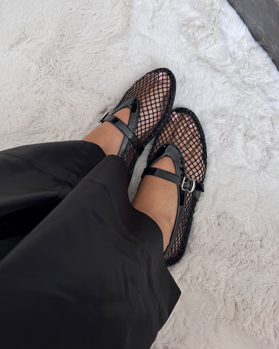 Women’s Mesh Mary Jane Flats