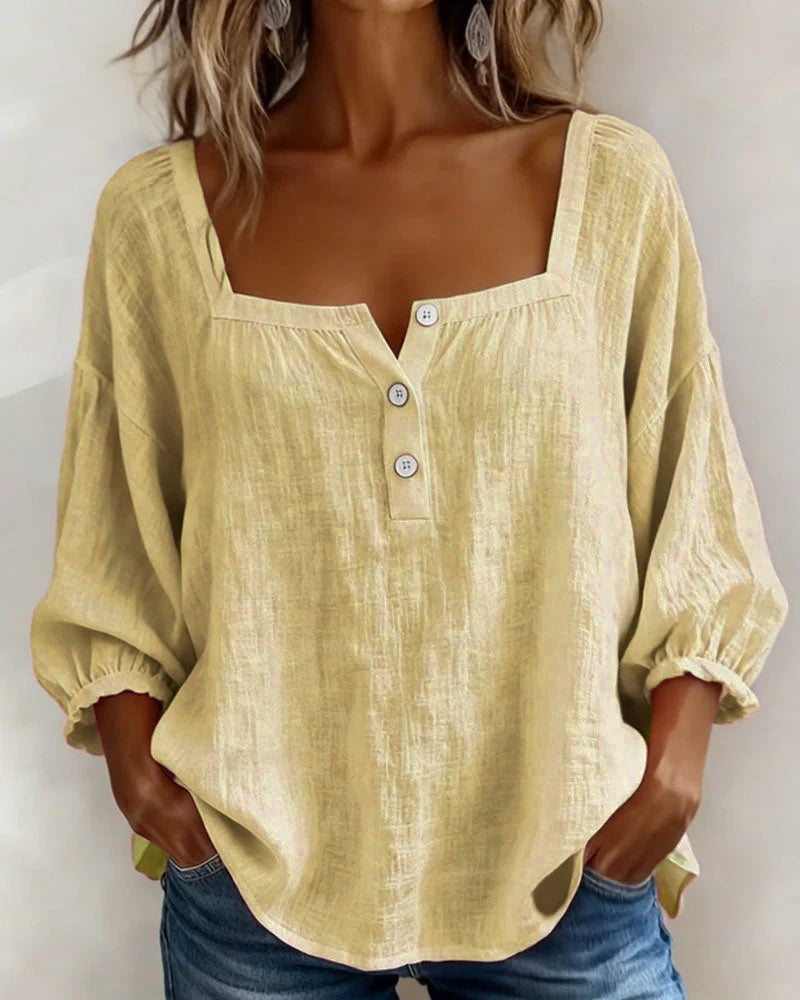 Women's Button Front Blouse