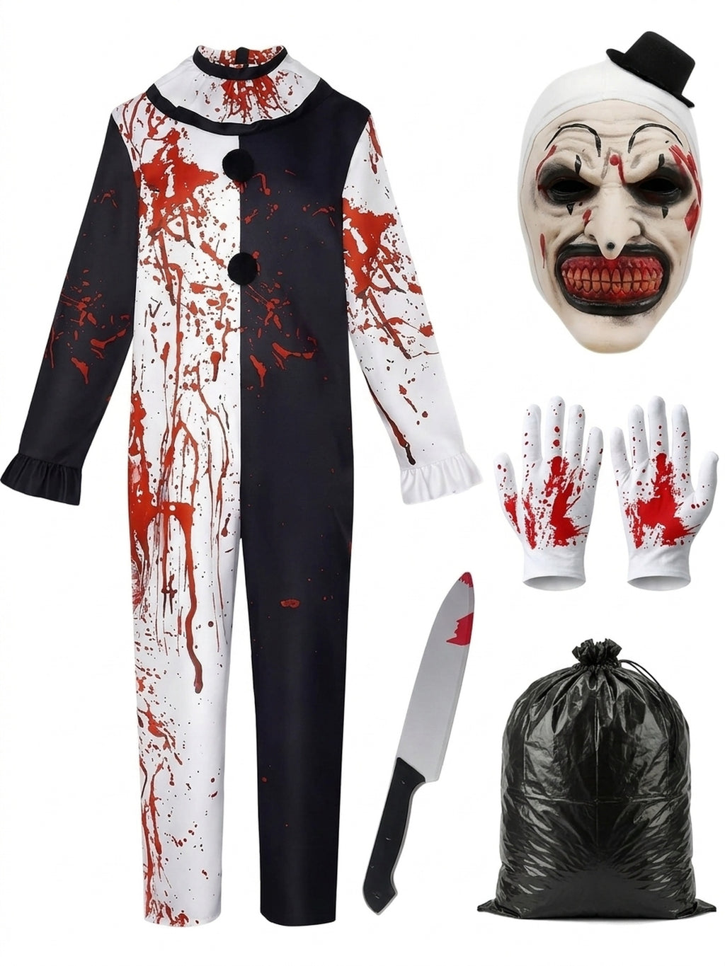 Men’s Halloween Horror Clown Costume