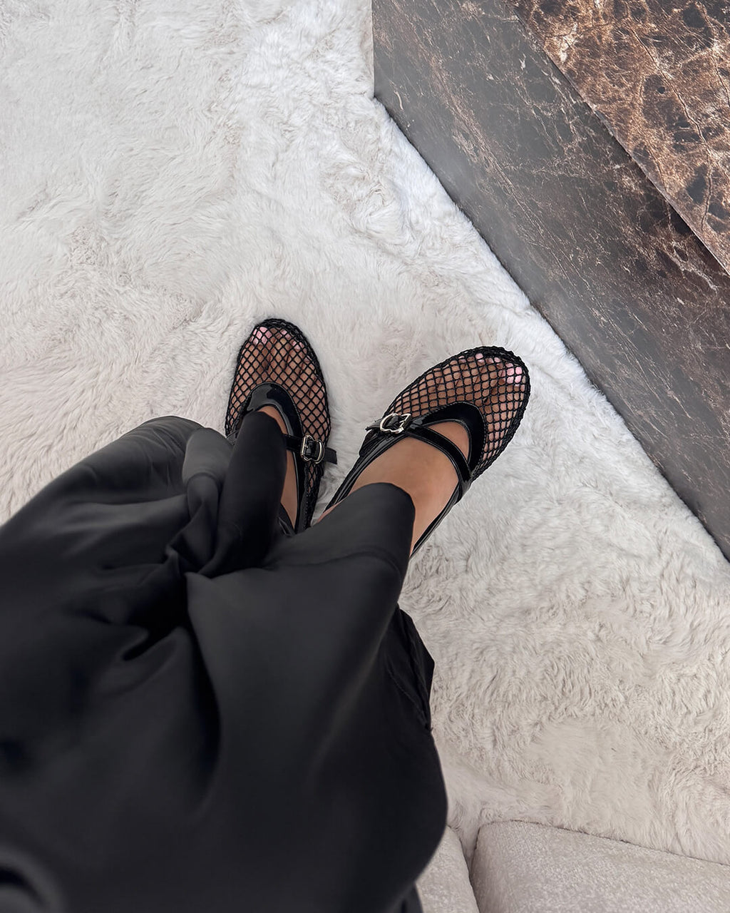 Women’s Mesh Mary Jane Flats