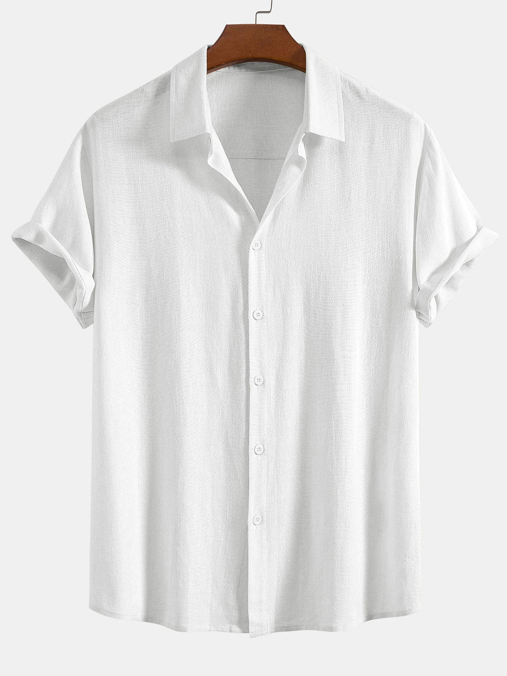 Men’s Casual Short Sleeve Shirt and Pants Set