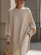 Women's Oversized Batwing Knit Sweater