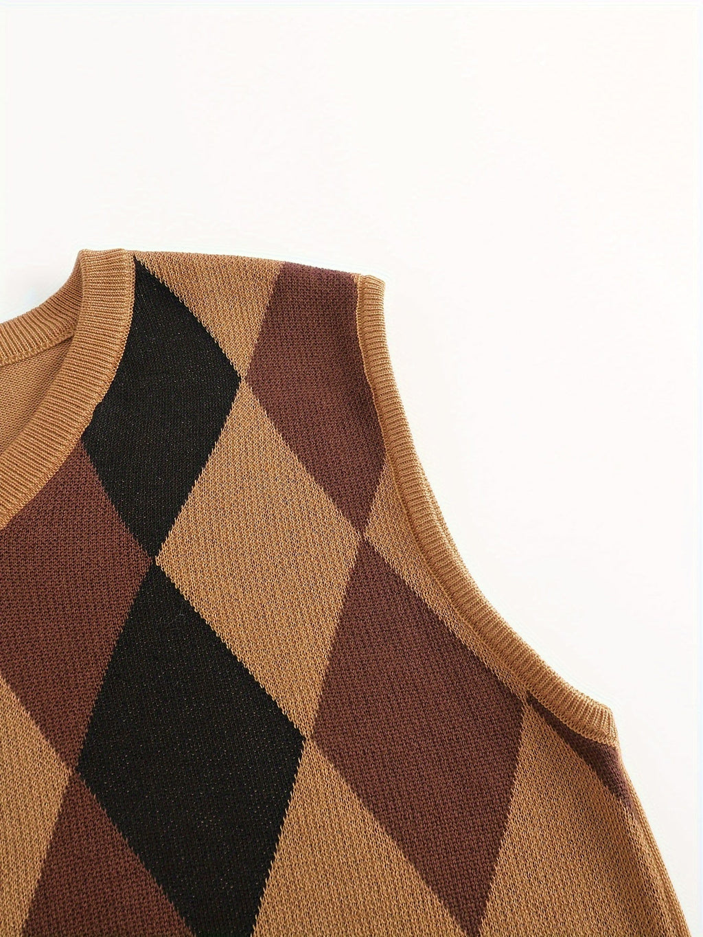 Men’s Stylish Argyle Sweater Vest