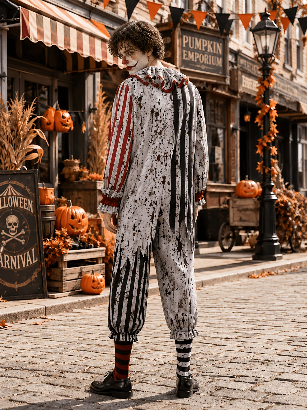 Men’s Halloween Horror Clown Costume