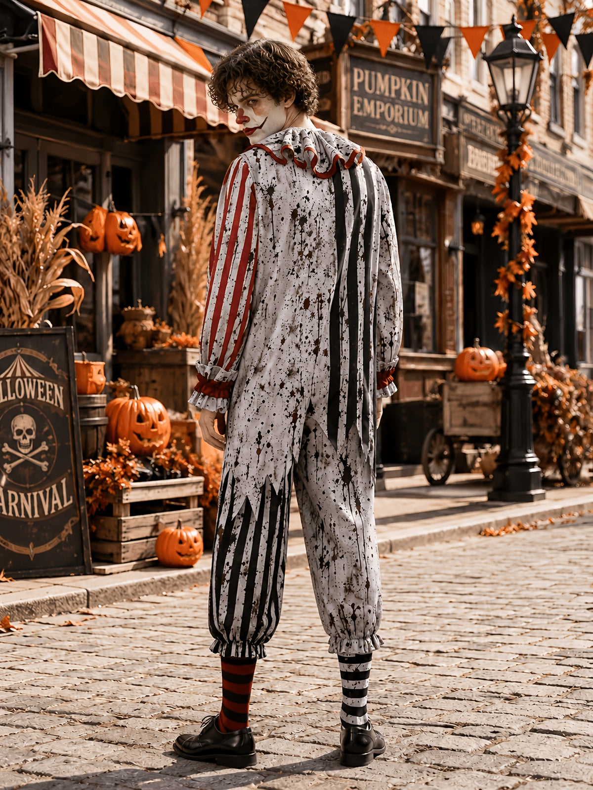 Men’s Halloween Horror Clown Costume