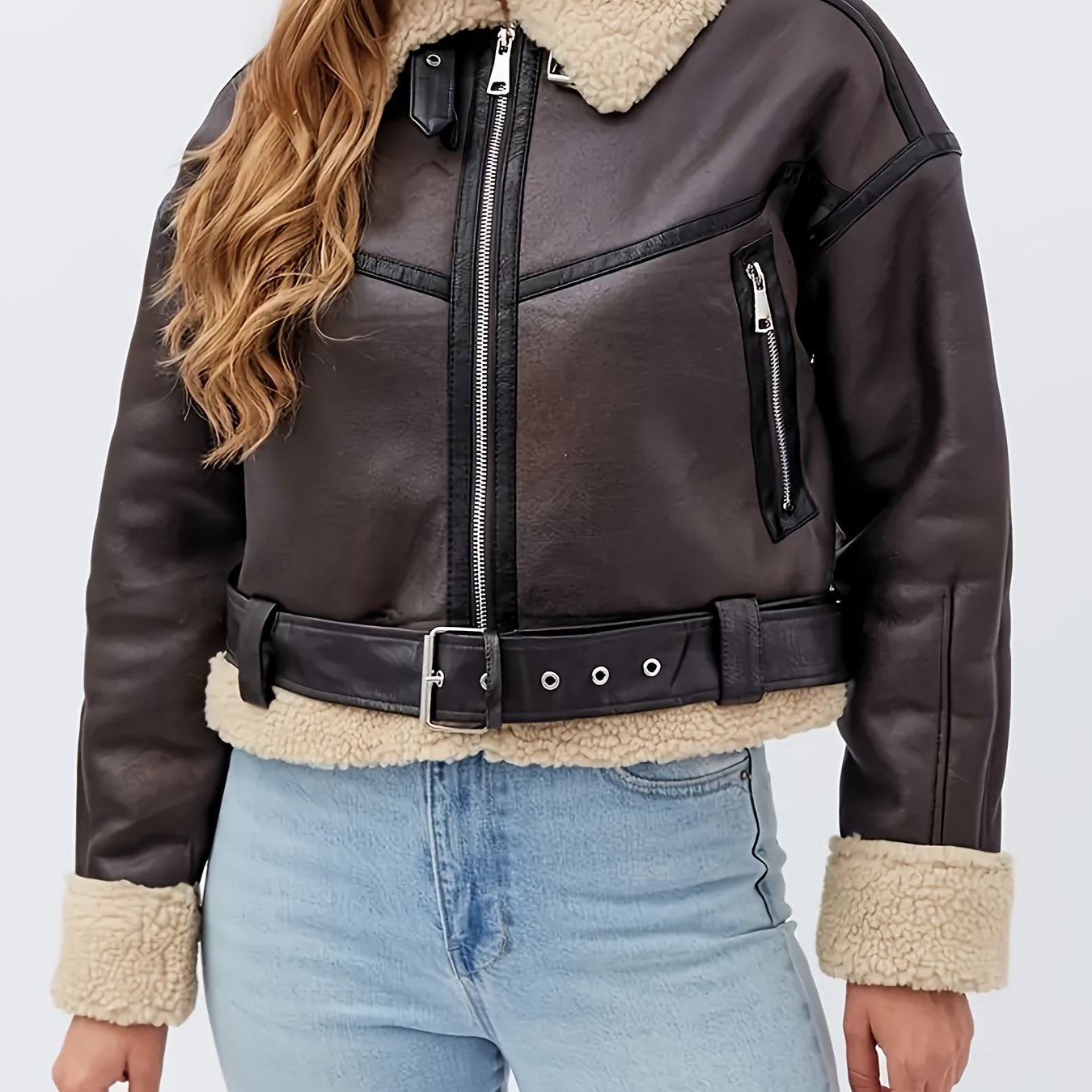 Women’s Cropped Aviator Jacket