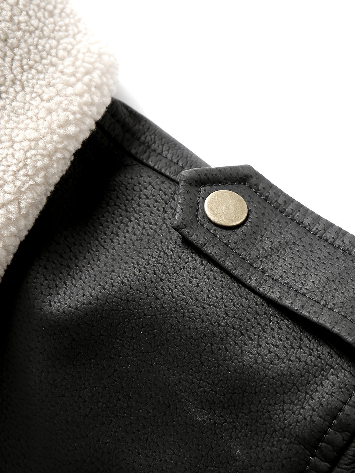 Men’s Aviator Jacket with Contrast Collar