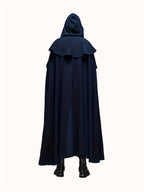 Men’s Halloween Hooded Dark Villain Cape