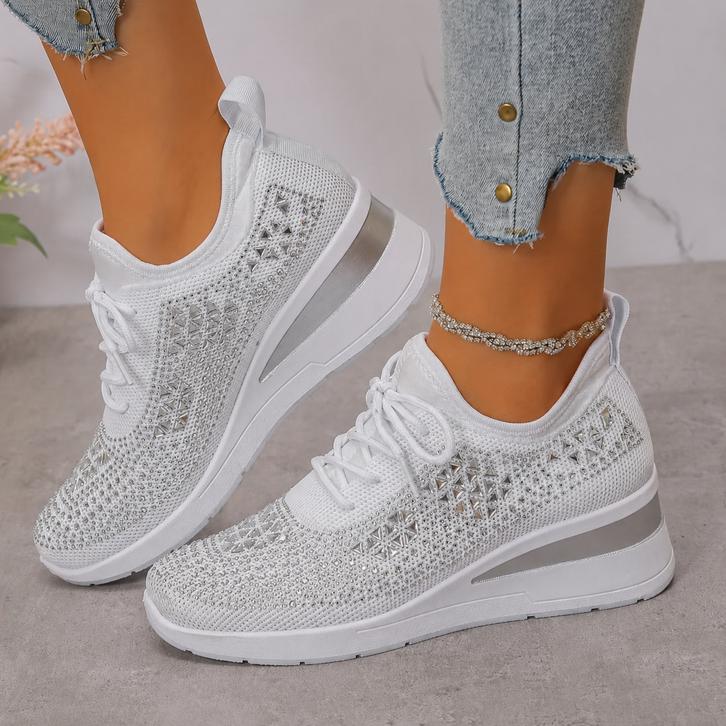 Women’s Embellished Wedge Sneakers