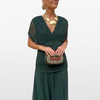 Women Off Shoulder Elegant Midi Dress