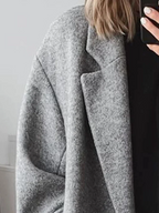 Women’s Long Double-Breasted Coat
