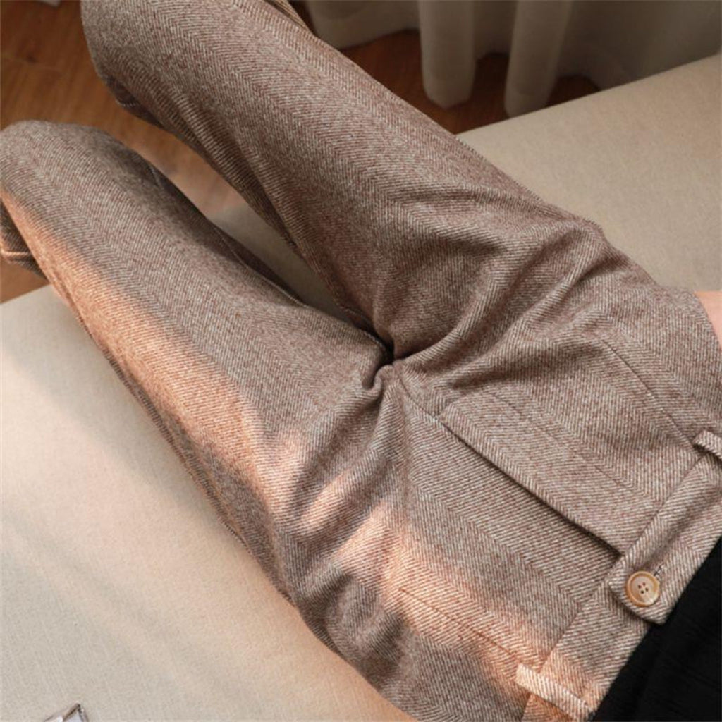 Men’s Relaxed-Fit Tailored Trousers