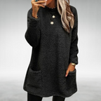 Women’s Textured Pocket Tunic Sweater