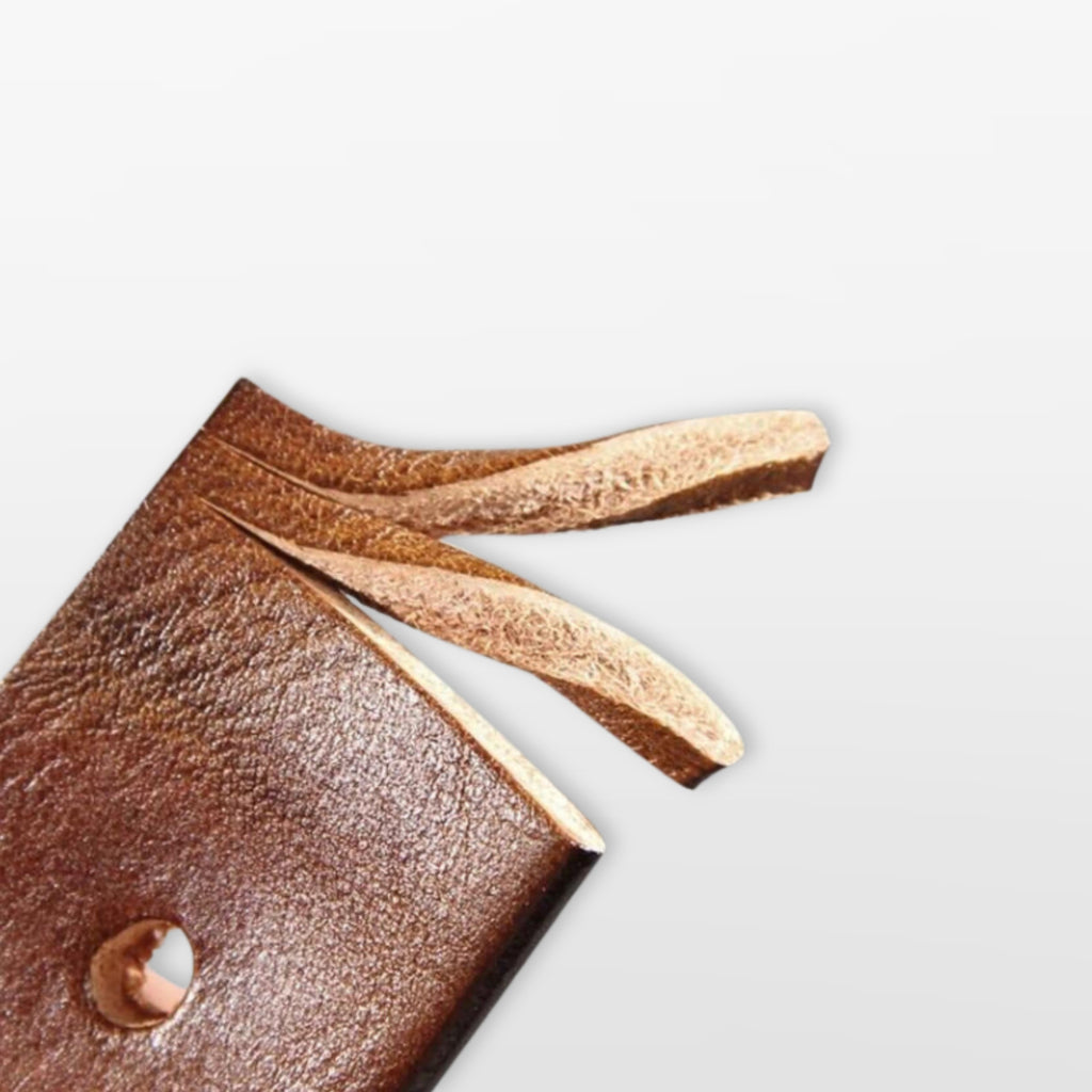 Men’s Leather Belt Casual Buckle Vintage Style