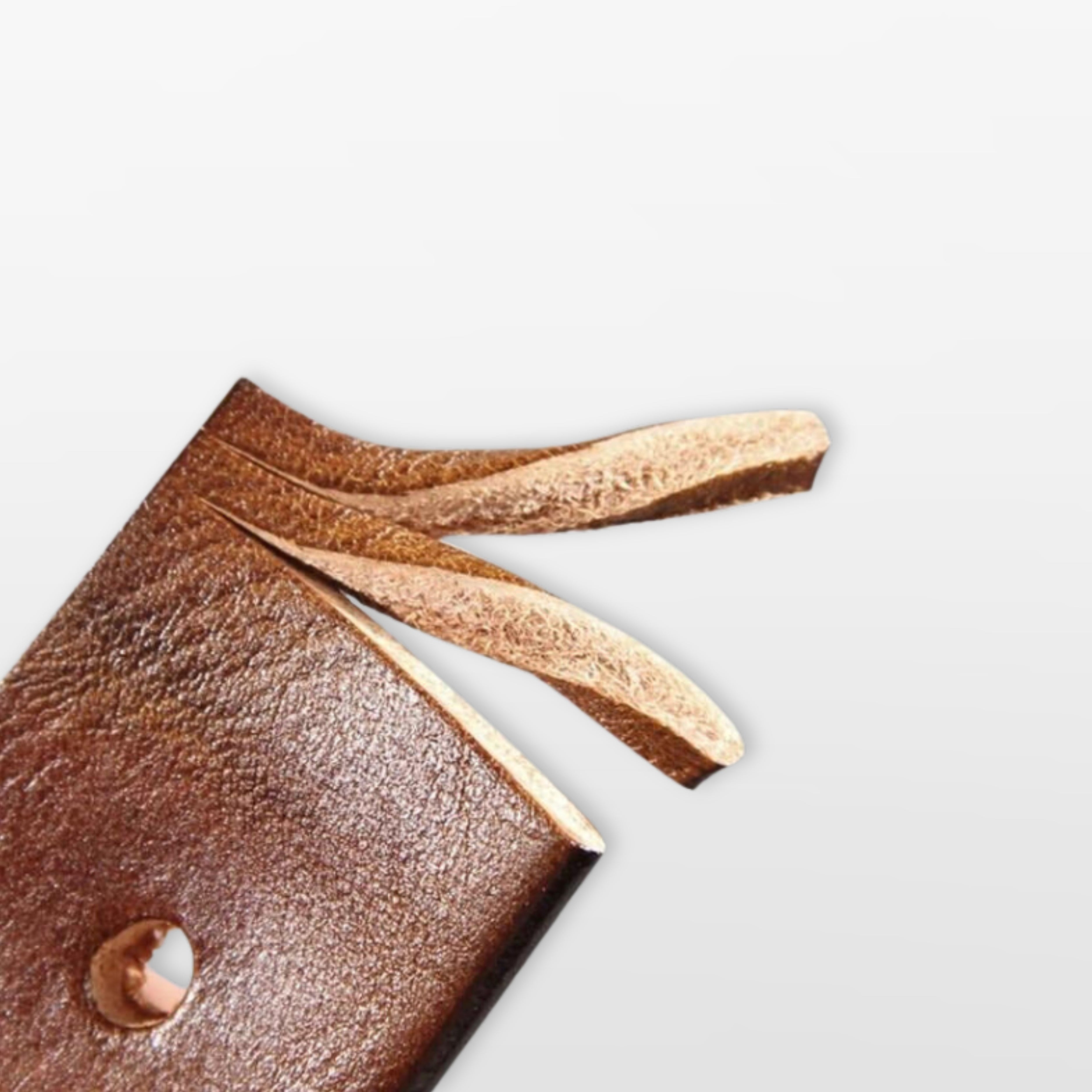Men’s Leather Belt Casual Buckle Vintage Style