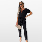 Women Casual Two Piece Jumpsuit Set Relaxed Fit