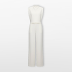 Women Wide Leg Jumpsuit Elegant Sleeveless