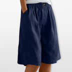 Women’s Wide Leg Shorts Elastic Waist