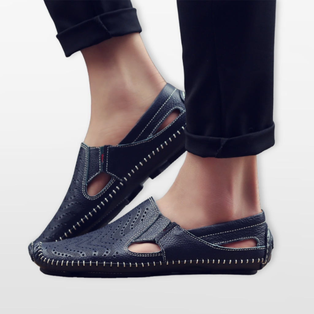 Men's Perforated Slip-On Loafers