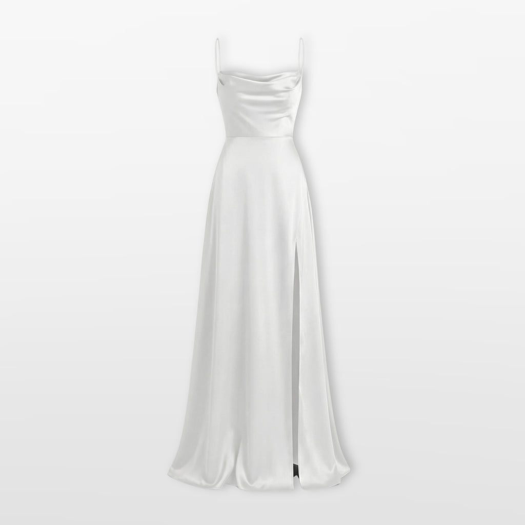Women’s Maxi Dress Satin Evening Gown