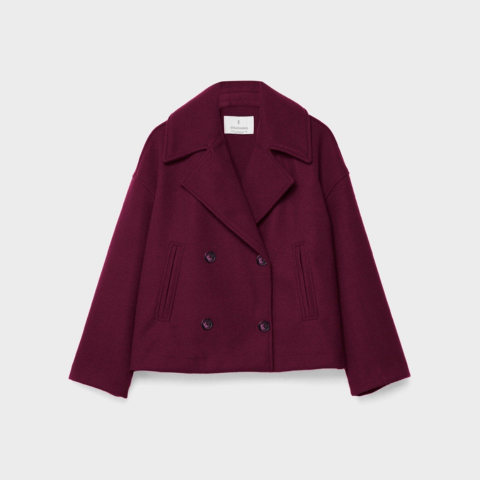 Women’s Cropped Double-Breasted Blazer