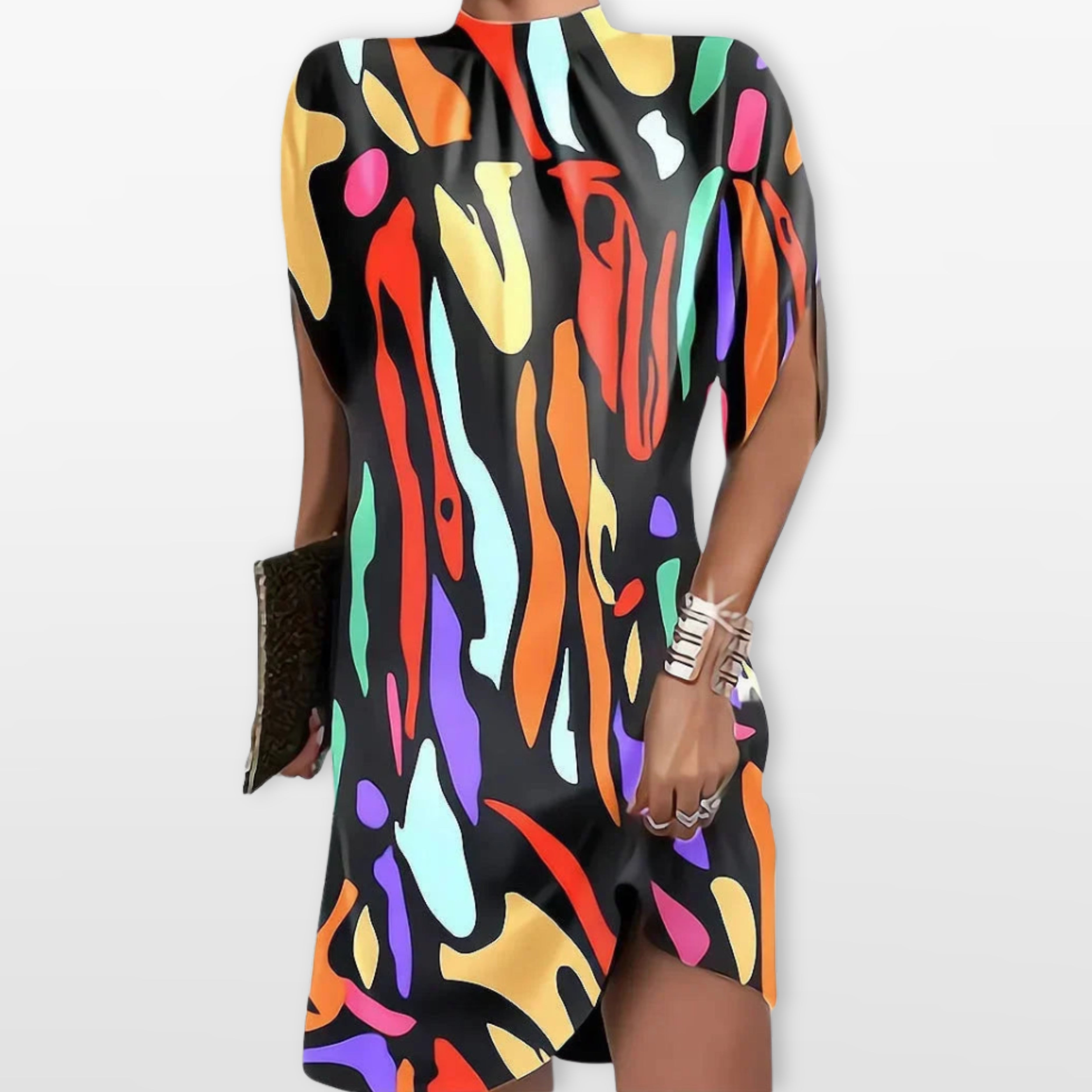 Women’s Loose Fit Mini Dress Casual