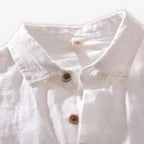 Men’s Linen Shirt Casual Short Sleeve