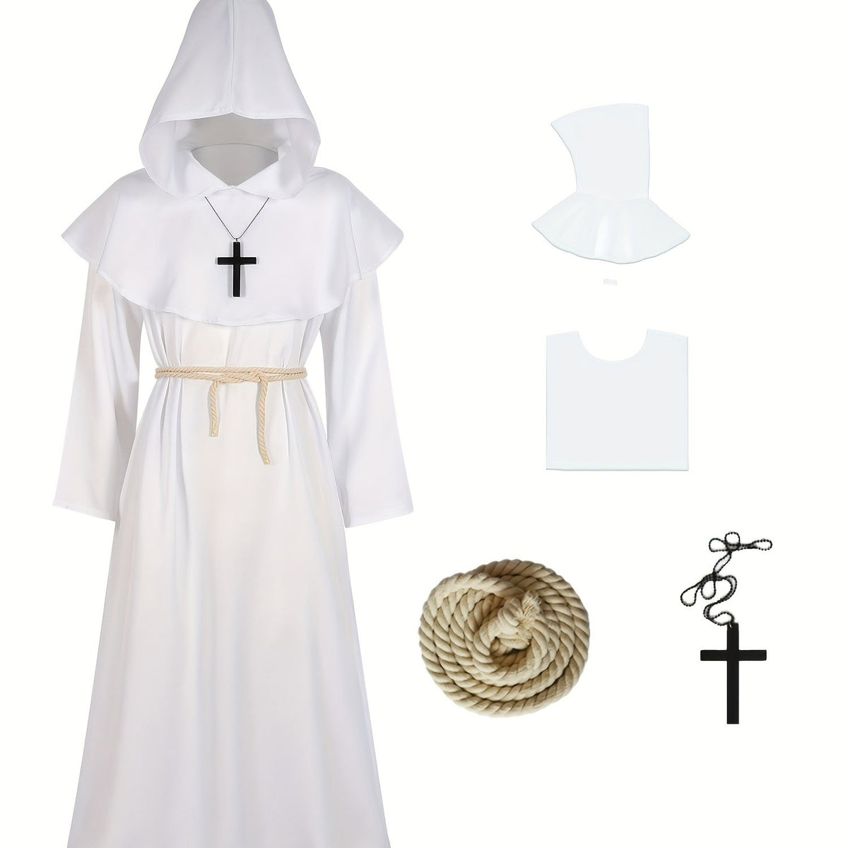 Men’s Halloween Hooded Monk Costume