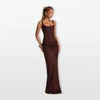 Women’s Bodycon Maxi Dress Lace Up