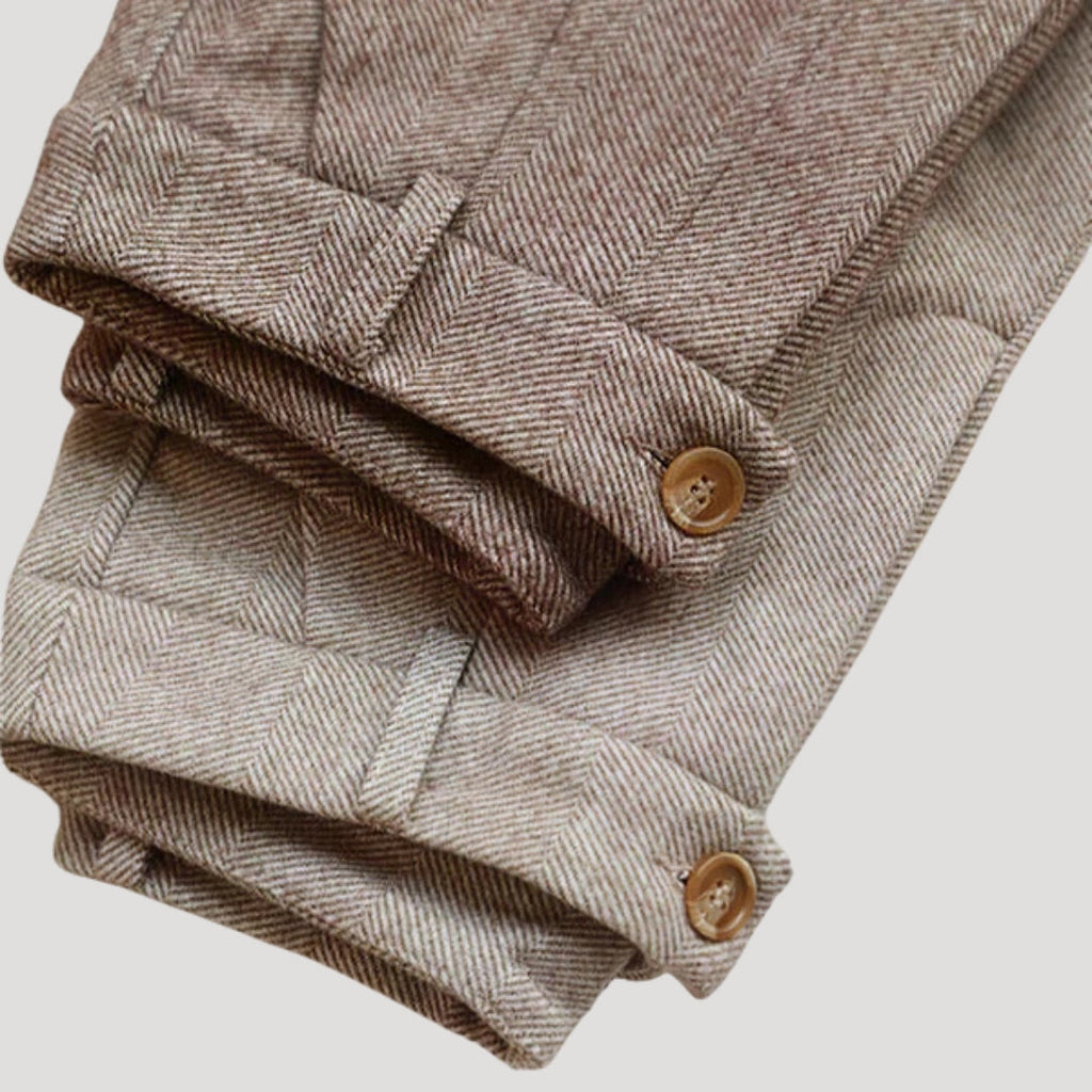 Men’s Relaxed-Fit Tailored Trousers