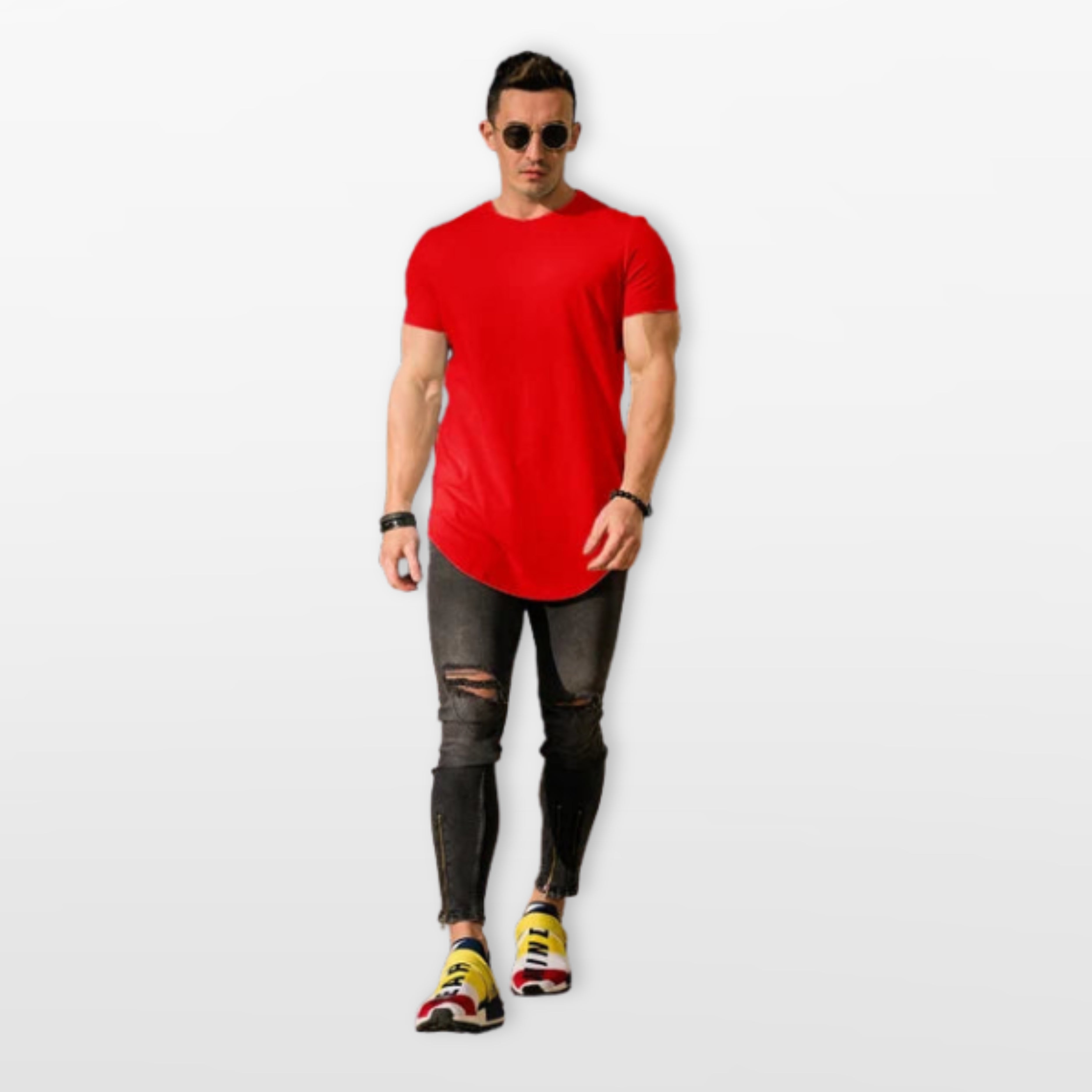 Men’s Slim Fit T Shirt Athletic Tee