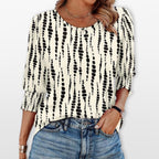 Women’s Long Sleeve Puff Sleeve Blouse Smocked Cuff