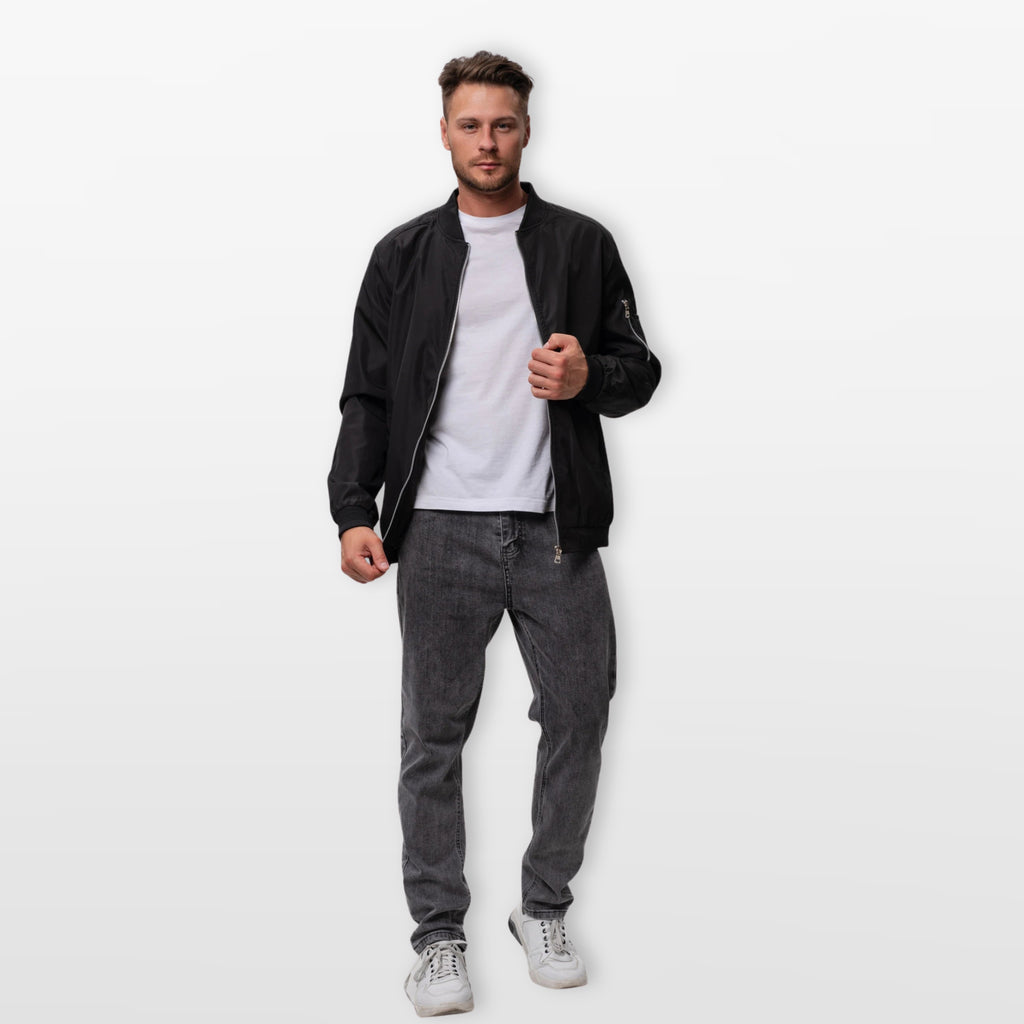 Men’s Bomber Jacket Lightweight Slim Fit