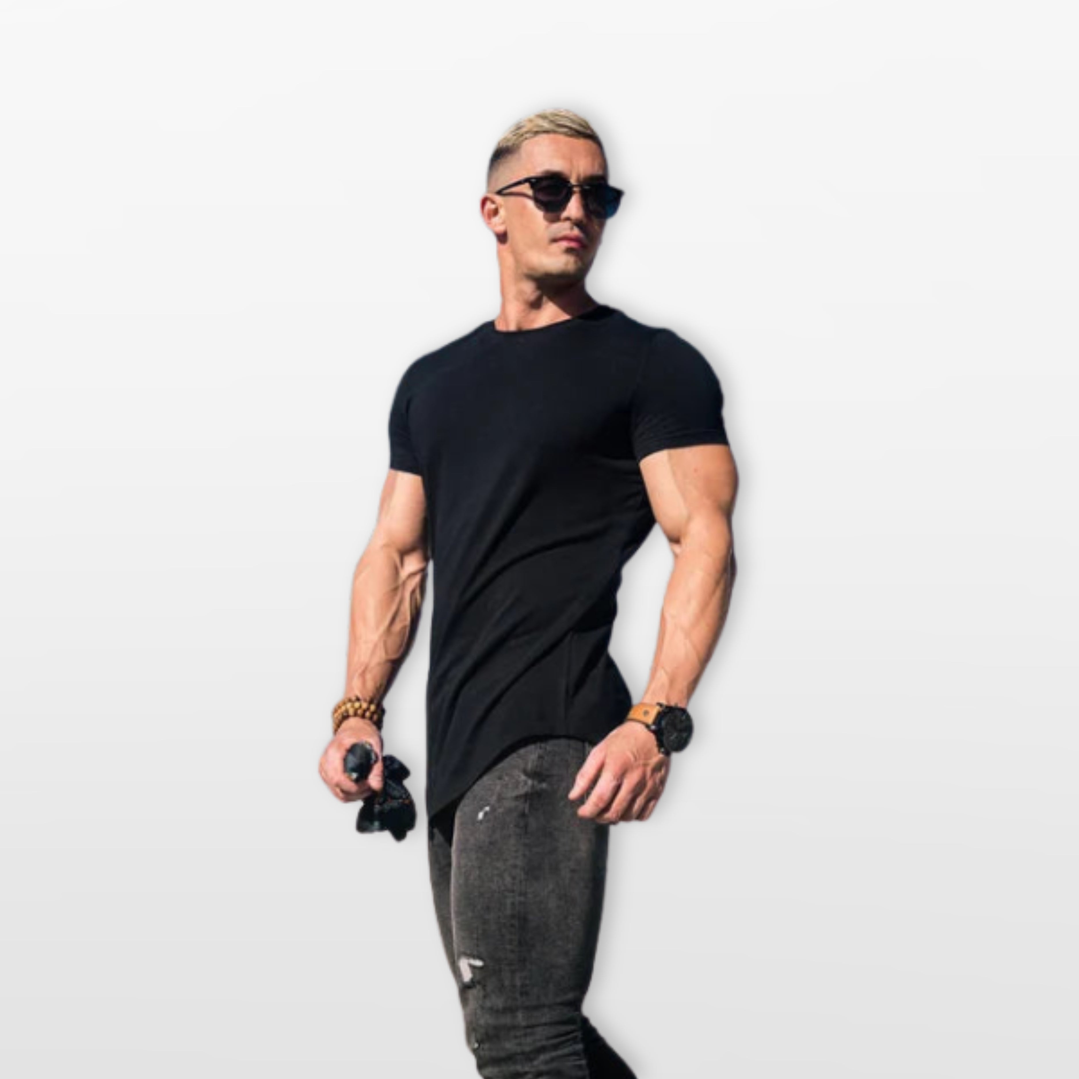 Men’s Slim Fit T Shirt Athletic Tee