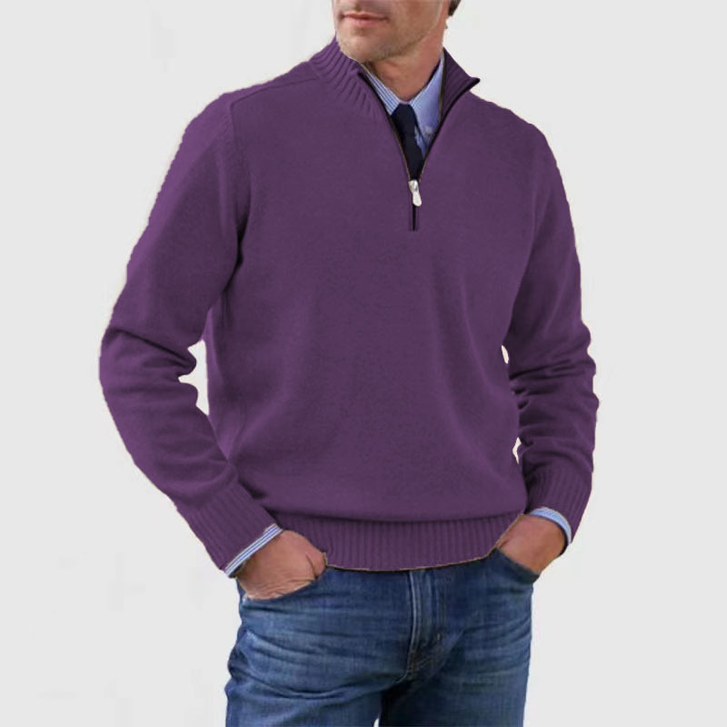 Men’s Classic Quarter-Zip Sweater