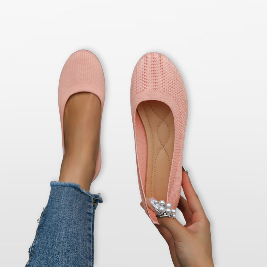 Women’s Knit Flats Lightweight Slip On Shoes
