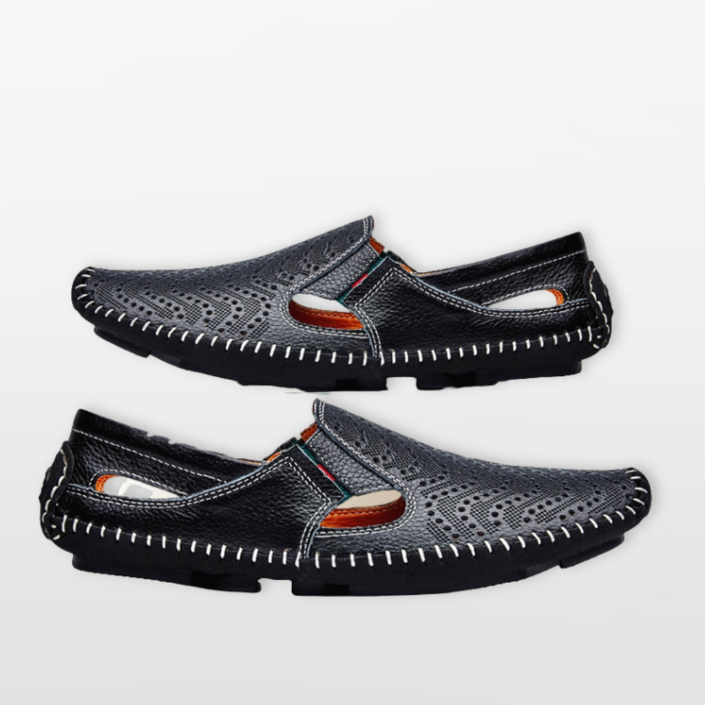 Men's Perforated Slip-On Loafers