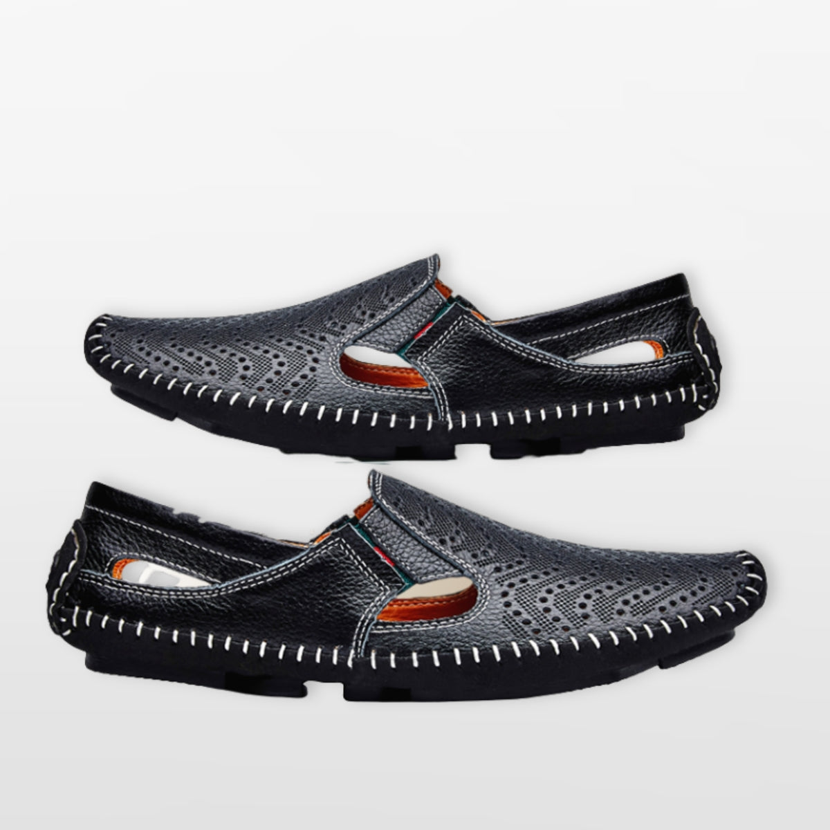 Men's Perforated Slip-On Loafers