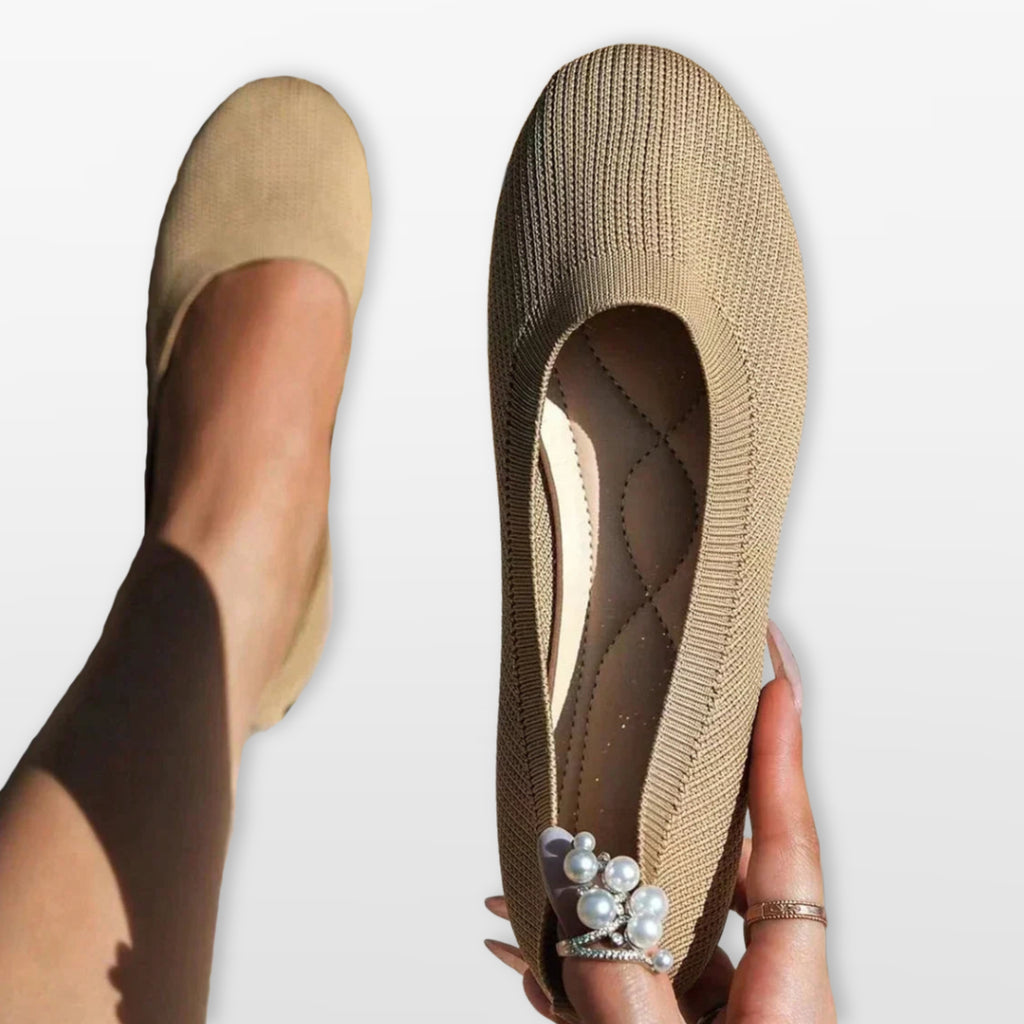Women’s Knit Flats Lightweight Slip On Shoes