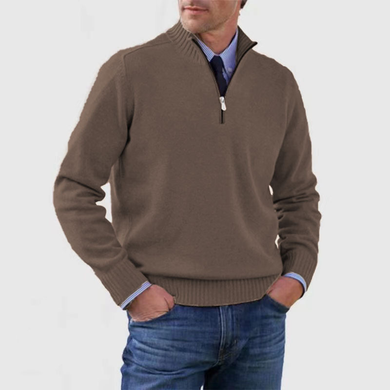 Men’s Classic Quarter-Zip Sweater