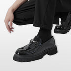 Men’s Chunky Loafers Platform Slip-On Shoes