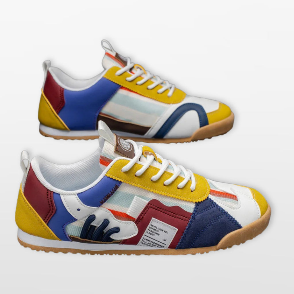 Men’s Color Block Sneakers Retro Trainers