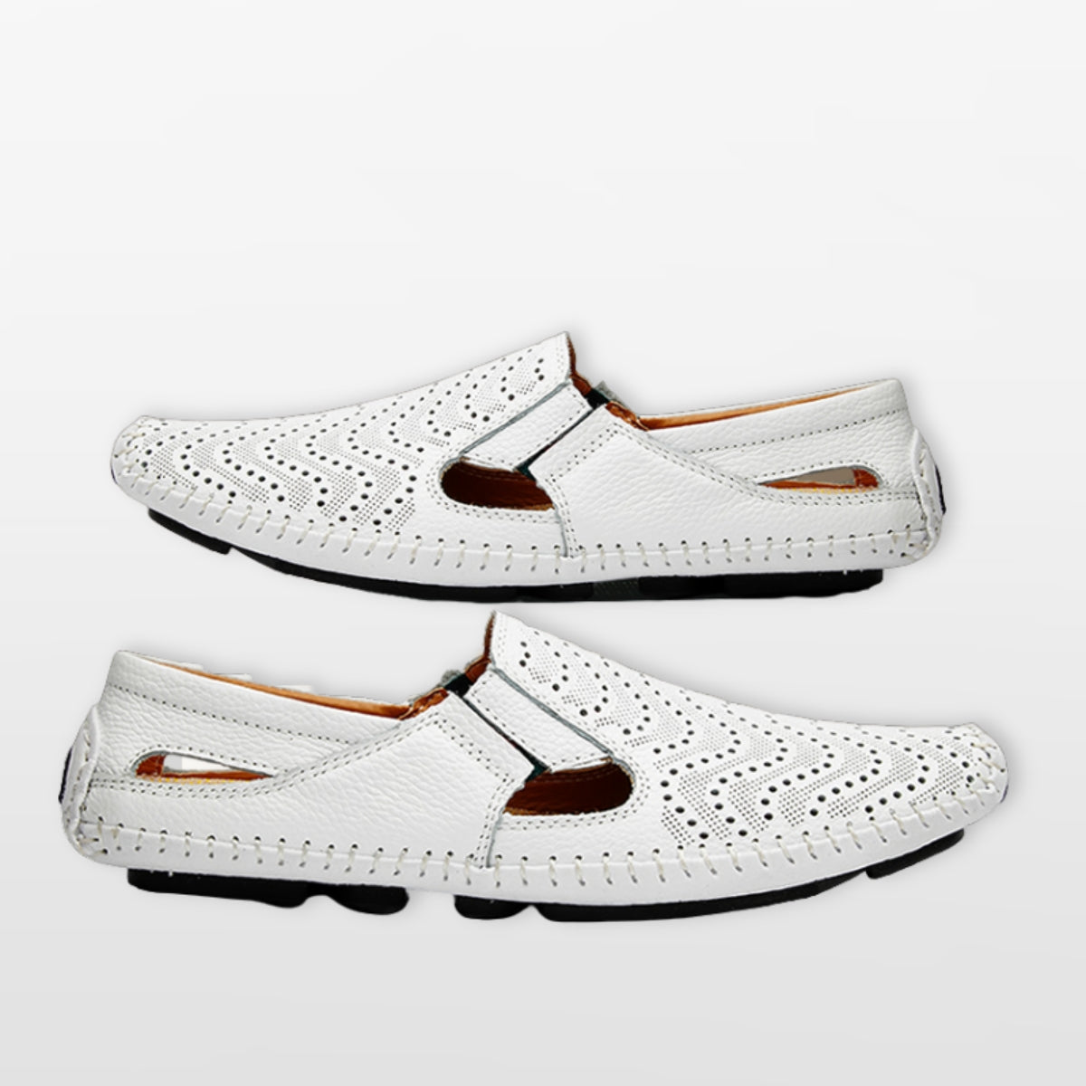 Men's Perforated Slip-On Loafers